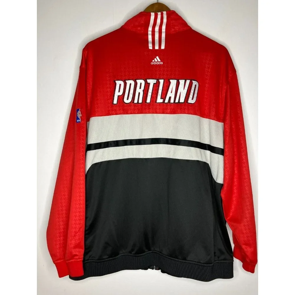 Adidas Men's XL Portlandia Trailblazers Warm Up Jacket READ - Picture 8 of 10